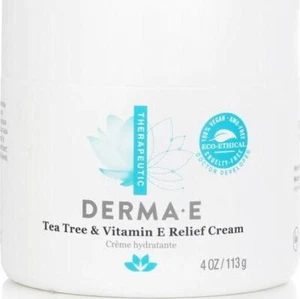 Derma E Tea Tree & Vitamin E Relief Cream 113g*+FREE SHIPPING AU - Picture 1 of 1