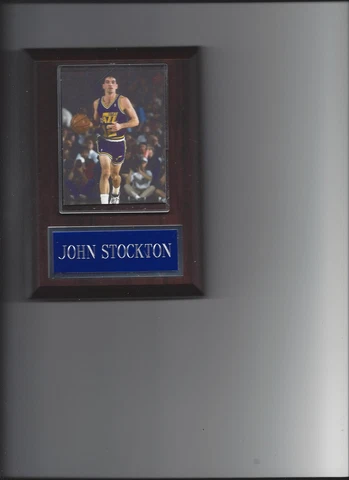 JOHN STOCKTON PLAQUE UTAH JAZZ BASKETBALL NBA Cover
