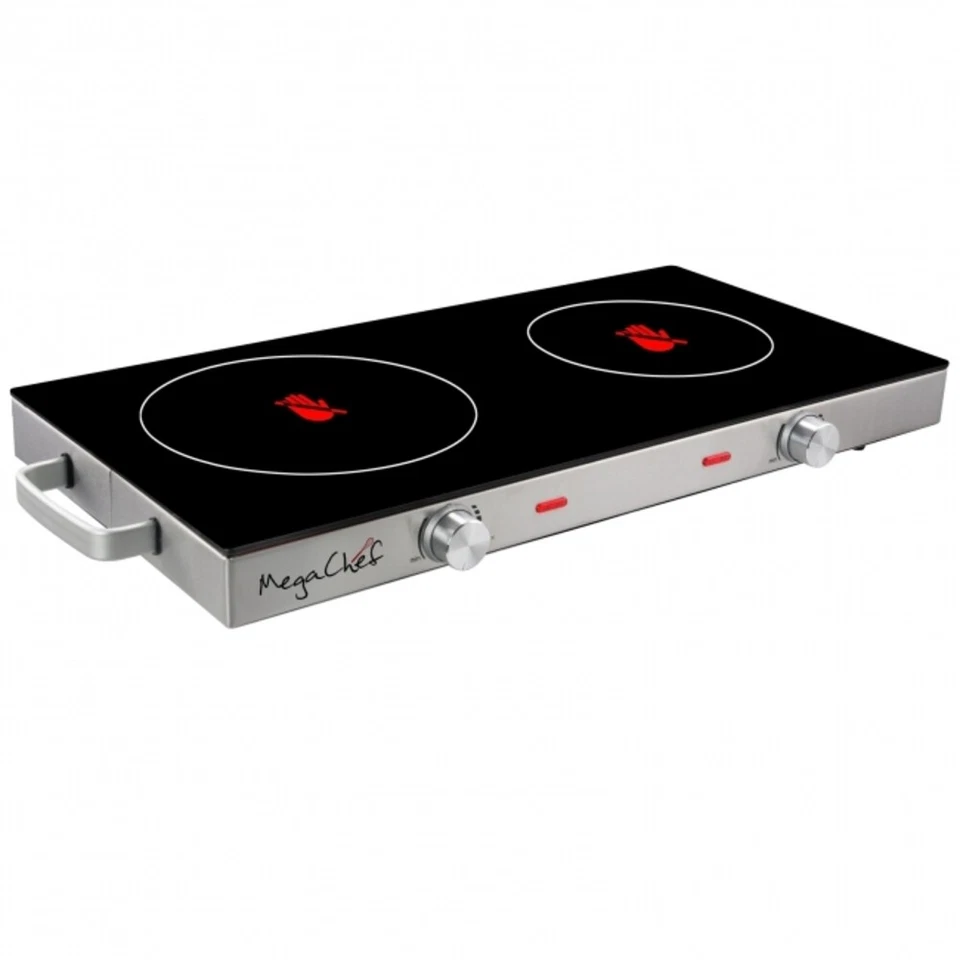 Megachef Mc-6200Ic Ceramic Infrared Double Electric Cooktop - Image 1 of 1