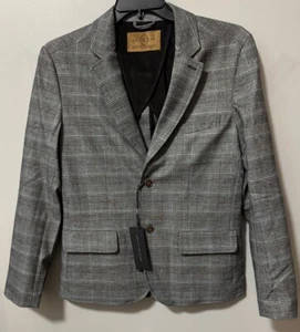 NWT Nifty Genius Blazer Sports Coat Gray Multi Mens Size Small - Picture 1 of 11