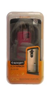 Spigen Slim Armor Series Protective Case Cover W/ Kickstand for LG G4 - Gunmetal - Picture 1 of 5