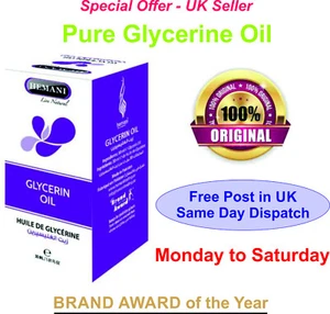 Glycerine Oil 100% Pure 30ml Natural Herbal Oil By Hemani Products 1x Pack - Bild 1 von 1