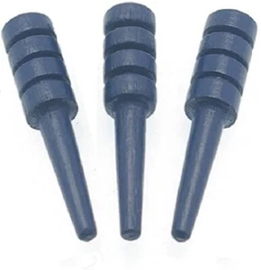 Brimtoy Pack of 3 grooved wooden cribbage pegs in blue - Picture 1 of 1