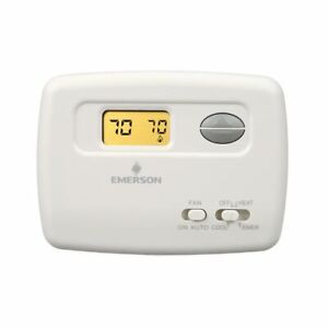 Emerson White-Rodgers 1F79-111 70 Series Non-Programmable Thermostat, 2H/1C