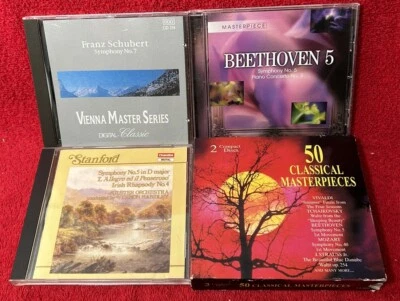 Лот классических компакт-дисков (5 дисков) Sandford Symphony No 5 Бетховен 5 Шуберт 7 - Изображение 1 из 3