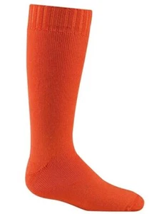 Wigwam F2249 Snow JR Burnt Orange Midweight Ski sock YL Youth 10.5-2 Women 3-5 - Picture 1 of 2