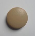 Leather Button Leather Buttons 15 MM Sand Real Leather Covered