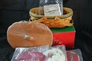 Longaberger 2006 Baumschnitt TT GREEN Natures Beerenkorb Kombi KOMPLETT NEU - Bild 1 von 11