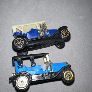 Fiat No 301 Fiat Model 8 CV Hong Kong 1901 Blue Classic Antique Toy Car Diecast - Picture 1 of 11