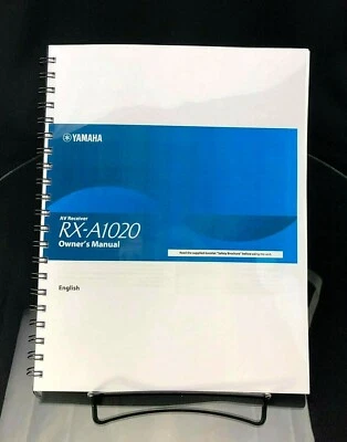 Yamaha RX-A1020 AV Receptor Manual Instrucciones Guía del usuario - Envío gratuito Foto 1 de 3