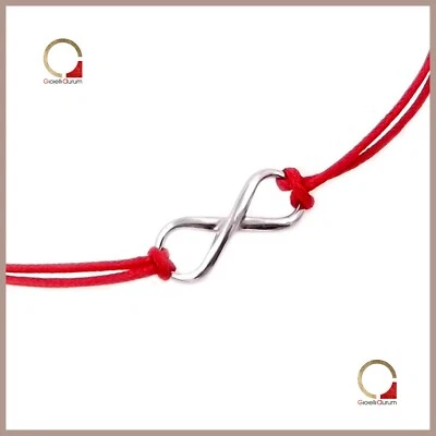 Collana Infinito donna girocollo infinity Gioielli in argento rodiato oro bianco - Immagine 1 di 4