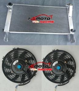 Aluminum Radiator+Fans For Hyundai Genesis Coupe 4 cyl 2.0L L4 Turbo 2010-2012 - Picture 1 of 7