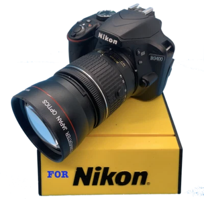 Nikon D3200  D3200 D5000 D5200 D5300 D7100 NEW HD 2.2x  Telephoto Zoom Lens  - Image 1 of 4