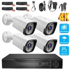 5MP Wired Security Camera System DVR 1080P Outdoor 8CH H.265+ CCTV Wifi DVR Kit - Picture 1 of 15