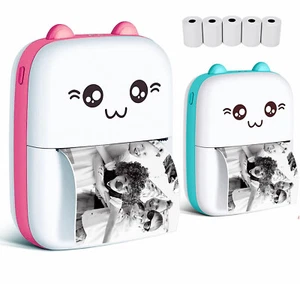 Mini Pocket Portable Thermal Sticker Printer Bluetooth Phone Photo Memo Printing - Picture 1 of 16