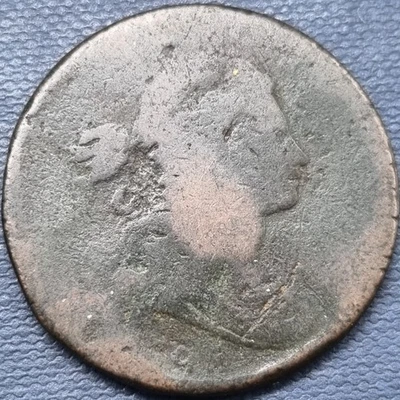 1798 Draped Bust Large Cent 1c Early Copper Coin Circulated #92525 - Image 1 of 2