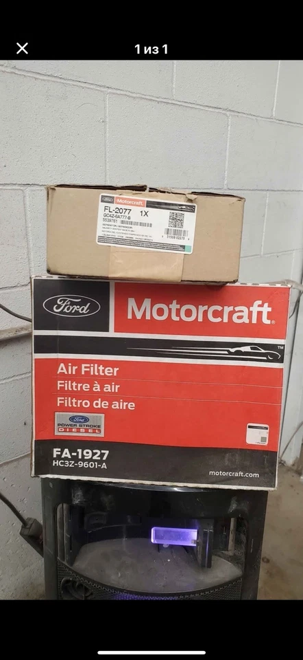 Filtro de aire y filtro CVV para Ford F250 F350 6,7 diésel Foto 1 de 1