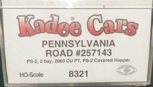 Kadee Cars HO Scale #8321 PS-2, 2 Bay 2003 PS-2 Covered Hopper 257143 NIB - Picture 1 of 4