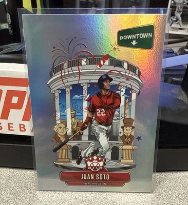 Juan Soto 2020 Panini Diamond Kings DOWNTOWN SSP Case Hit - Image 1 of 2