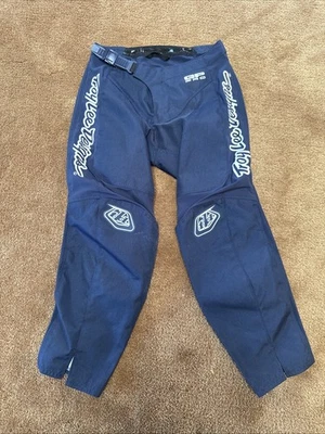 Troy Lee Designs Youth GP Pro Mono Motocross Pants Navy Blue Size 22 Worn Once - Image 1 of 4