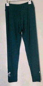 * Girls Leggings Christmas Green L Size 12 - Picture 1 of 2