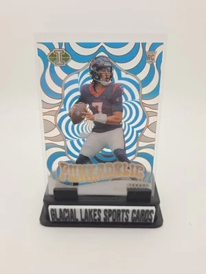 ERROR/FACTORY MISPRINT 2023 Illusions - Funkadelic C.J. Stroud #14 Light Blue - Image 1 of 3