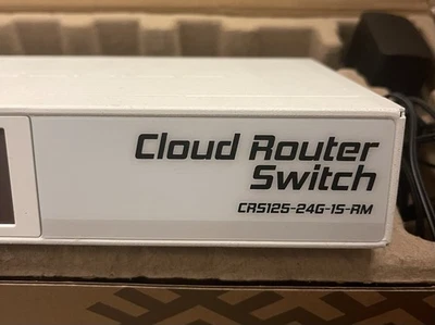 MikroTik Cloud Router CRS125-24G-1S-RM - Image 1 of 4