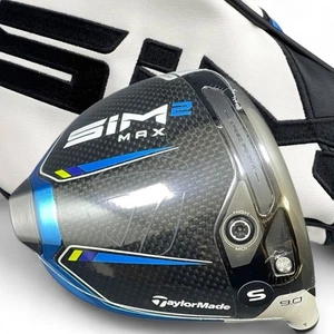 Taylormade sim2 max driver 9 / 9.0 degree head only RH w/cover *NEW* - Picture 1 of 6
