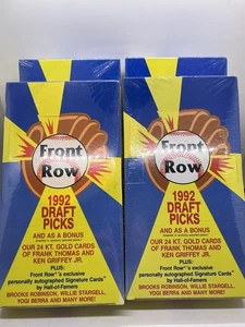 Menge 4 1992 Front Row Draft Picks Wachs Box werkseitig versiegelt möglich Derek Jeter - Bild 1 von 9