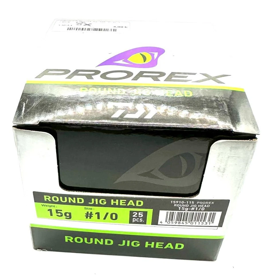 Daiwa PX Round Jig 25 Stück # 1/0 15 g - Bild 1 von 1