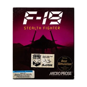 Computer Wargame F-19 Stealth Fighter (PC 5 1/4") VG/NM - Picture 1 of 2