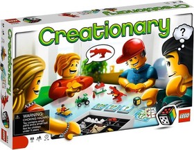 Lego 3844 Creationary Game Set 100% Complete with Original Box