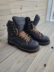 Danner Quarry USA 7" Waterproof Gore-Tex Boots 17325 Black Women's Size 7.5 M - Picture 1 of 9