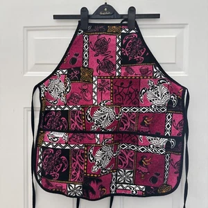 Local Design - Hawaii - Pink Kitchen Apron Made In HAWAII Turtles Hula Girls - Picture 1 of 3