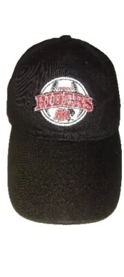 Frisco Rough Riders Minor League Baseball Cap Black Texas Rangers Adjustable Hat - Image 1 of 3