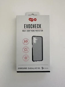Tech21 Evo Check Phone Case for Samsung Galaxy A13 5G Smokey/Black - Picture 1 of 2