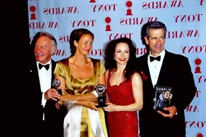 JAMES NAUGHTON, BEBE NEUWIRTH, CHRISTOPHER PLUMMER, JANET MCTEER 35mm Slide - Picture 1 of 1