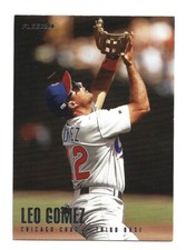 RARE 1996 Fleer Team Sets #5 Leo Gomez Chicago Cubs Baseball Card 