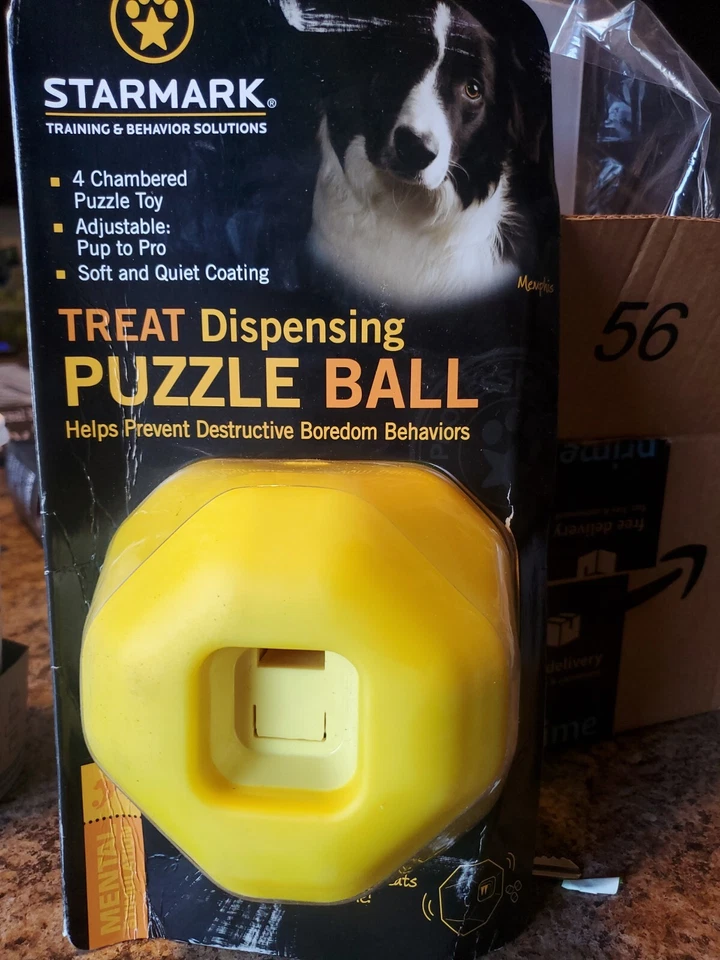 Bola quebra-cabeça dispensadora Starmark Treat - Imagem 1 de 1
