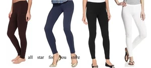 Hue Leggings Donna Cotone Elasticizzato Tinta Unita EDV Leggings XS,S,M,L - Foto 1 di 5