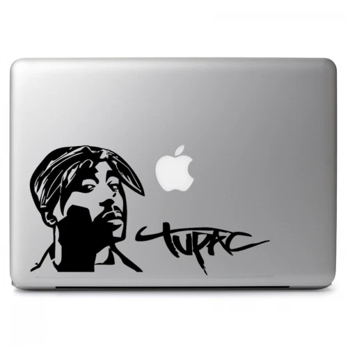 Tupac Shakur 2Pac for Macbook Laptop Car Window Wall Helmet Vinyl Decal Sticker - Image 1 of 4
