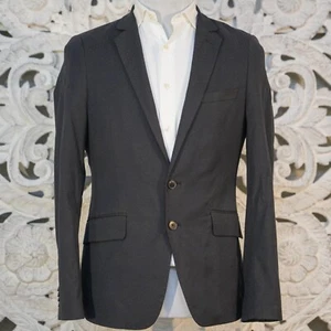 Scotch & Soda Men’s Black Jacquard Blazer Size S/46(US 36) Stretch Formal Jacket - Picture 1 of 11