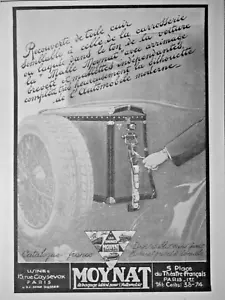PUBLICITÉ PRESSE 1927 MOYNAT LA MALLE ET MALLETTE INDÉPENDANTE POUR AUTOMOBILE - Bild 1 von 1