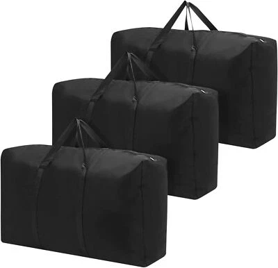 Home Extra Large Storage Bag Waterproof For Outdoor Camping Tent Cushion Black B - Image 1 of 4