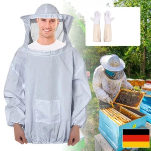 Beekeepers Schutzanzug Imkerjacke Mit Hut Schleier ImkerJacke Imkerei Handschuhe - Bild 1 von 12