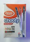 Atlas Chooty New 50 Black Pens Premium Professional Quality Fine Smooth Writing