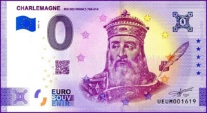 UEUM / CHARLEMAGNE / BILLET 0 € / NULL EURO-SCHEIN / 0 € 2021-8 - Picture 1 of 1