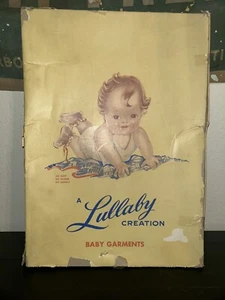 VTG 1930s BEACON PINK BABY BLANKET IN LULLABY BOX NURSERY RARE OLD - Picture 1 of 6
