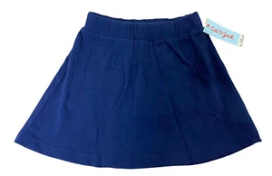 Girl's Cat & Jack Navy School Uniform Skort Sz S 6/6X Cotton Shrink Resistant  - Picture 1 of 6