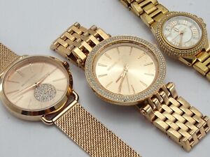 MICHAEL KORS Ladies Designer Wristwatch x 3 FOR REPAIR